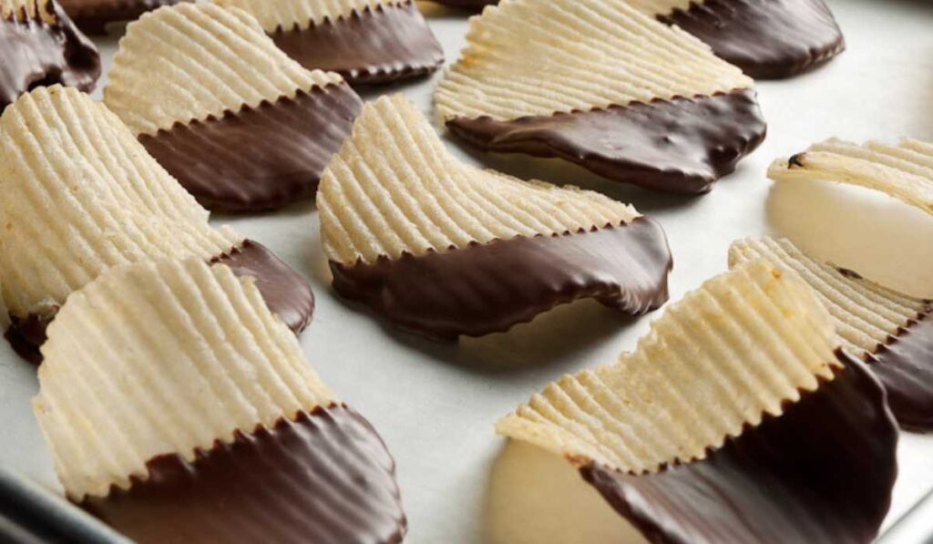 Chocolate and Potato Chips