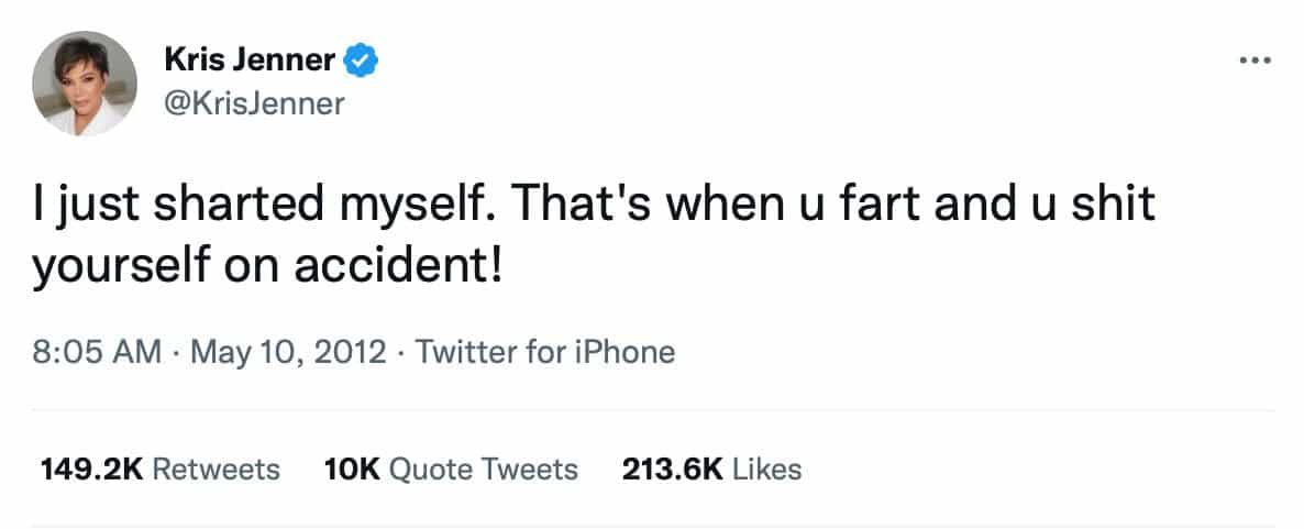 Kris Jenner tweet