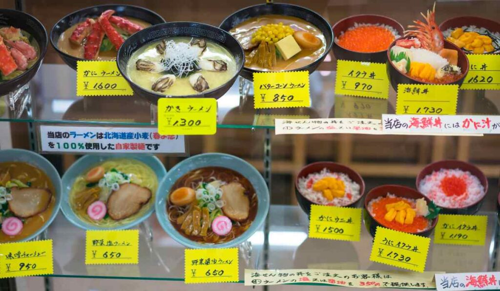 Weird thing in Japan - Plastic Food Display