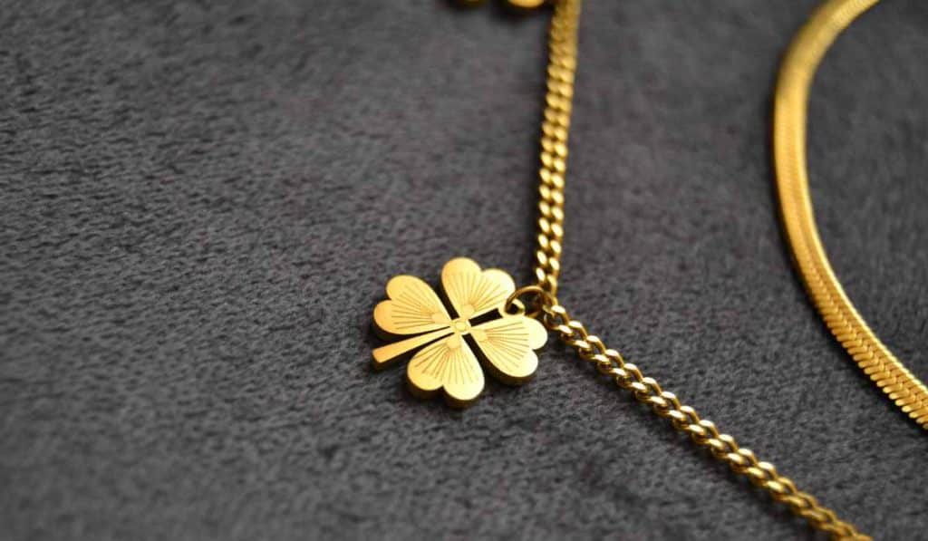 Buying a good luck charm in Germany
