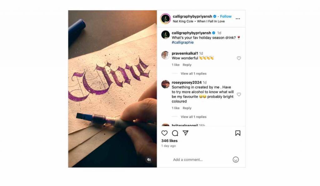 art of calligraphy