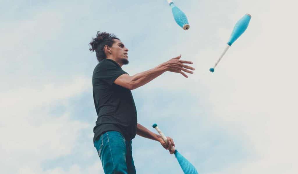Juggling seems like a useless talent, but it is not