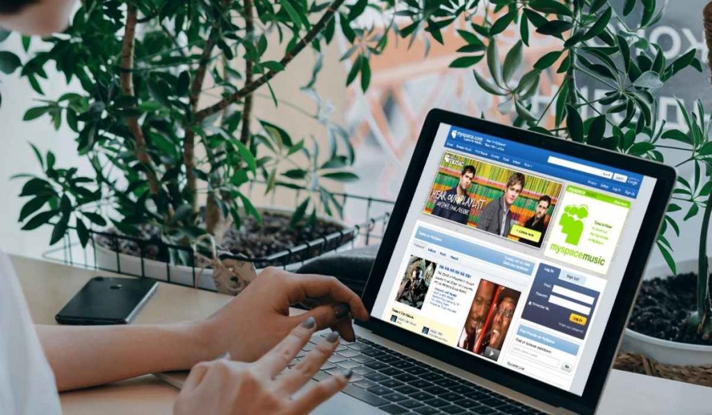 MySpace - old social media platform