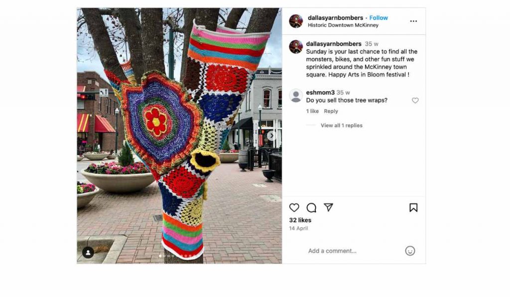 yarn bombing - unusual hobby
