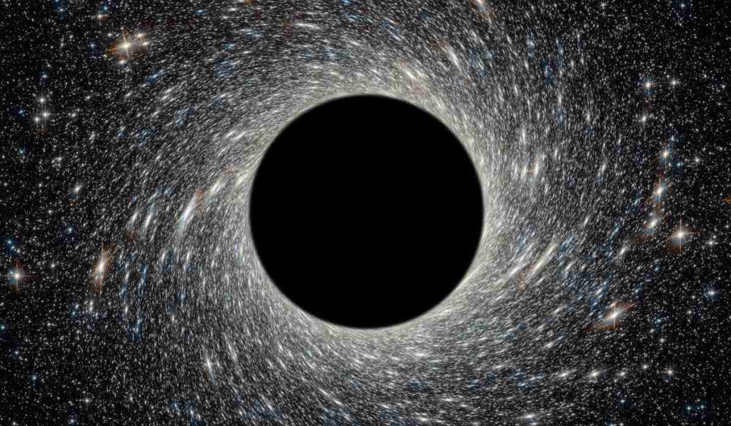 black holes suck matter is a space myth