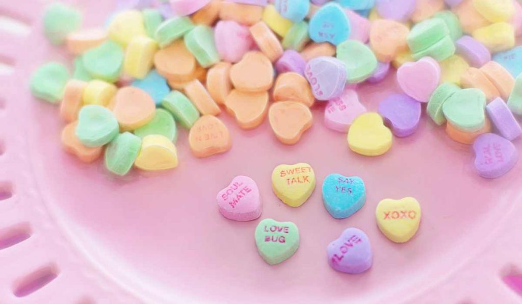 fun fact about valentine's day on Conversation Hearts