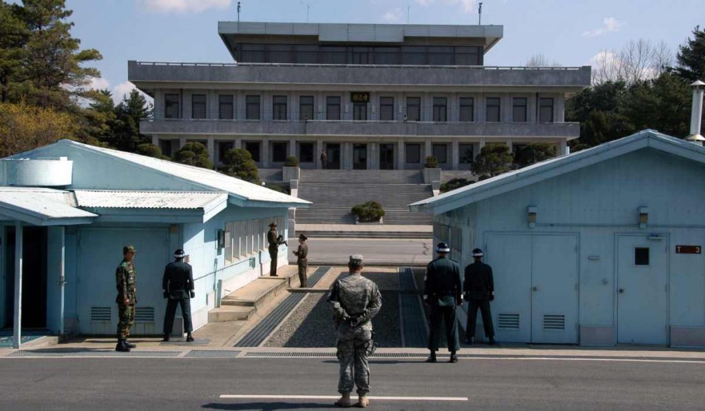The unique border between North And South Korea