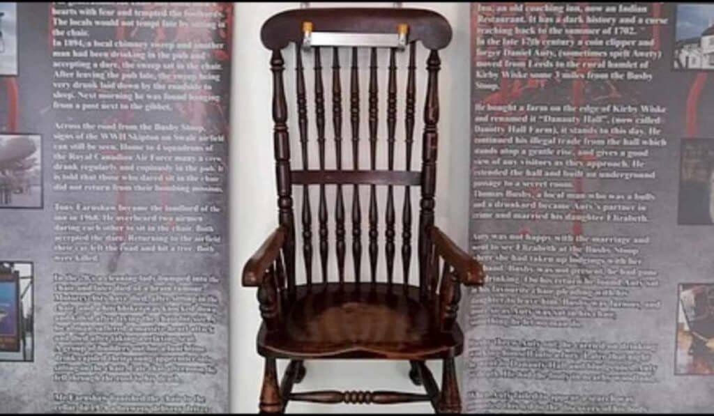 Thomas Busby’s Chair - evil object