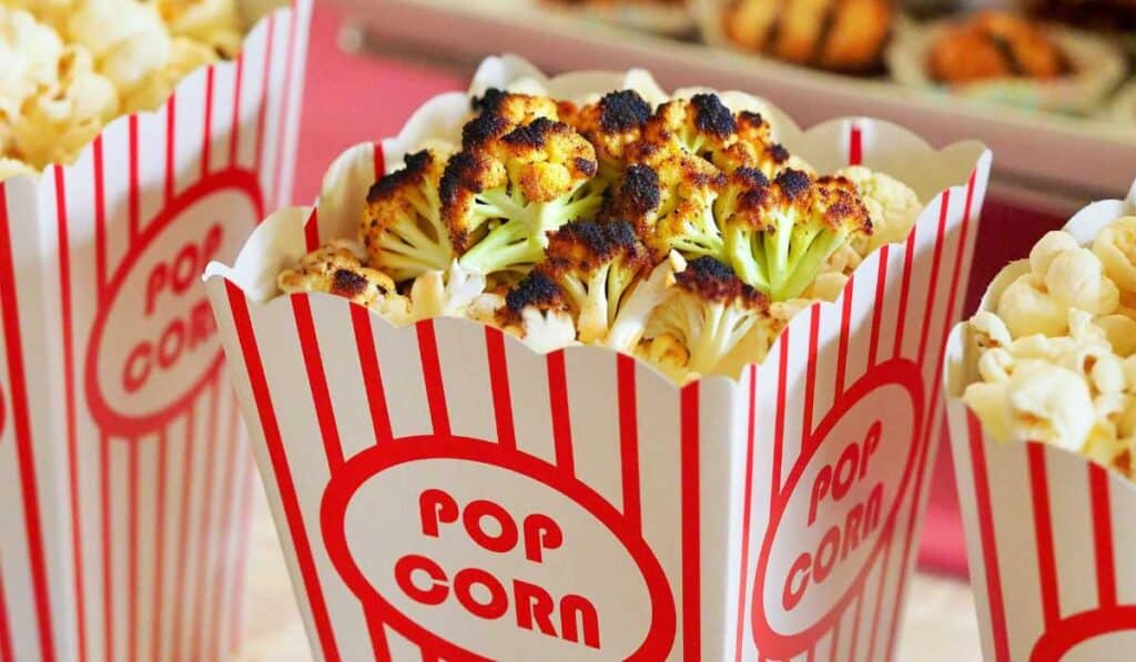 Cauliflower Popcorn food prank
