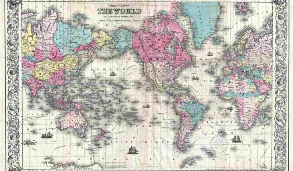 Colton’s World Map