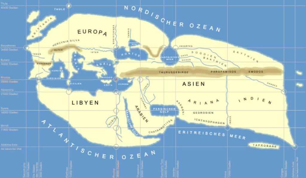 Eratosthenes Map changed the world