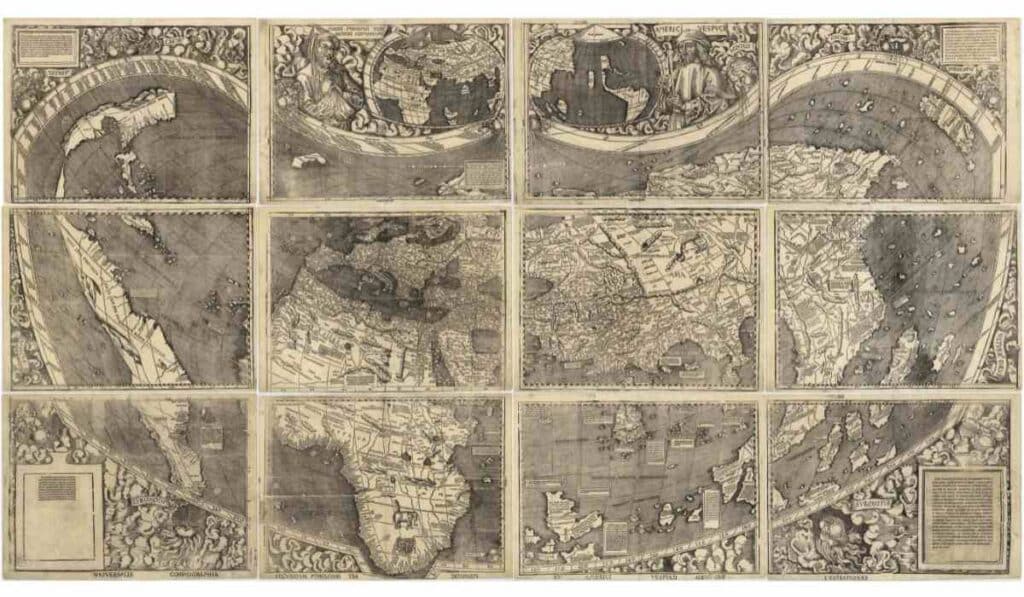 map that changed the world - Waldseemuller's Universalis Cosmographia
