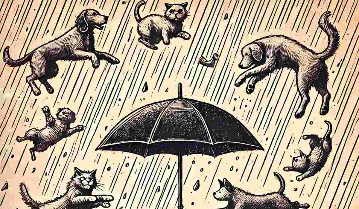 when and why it rained animals