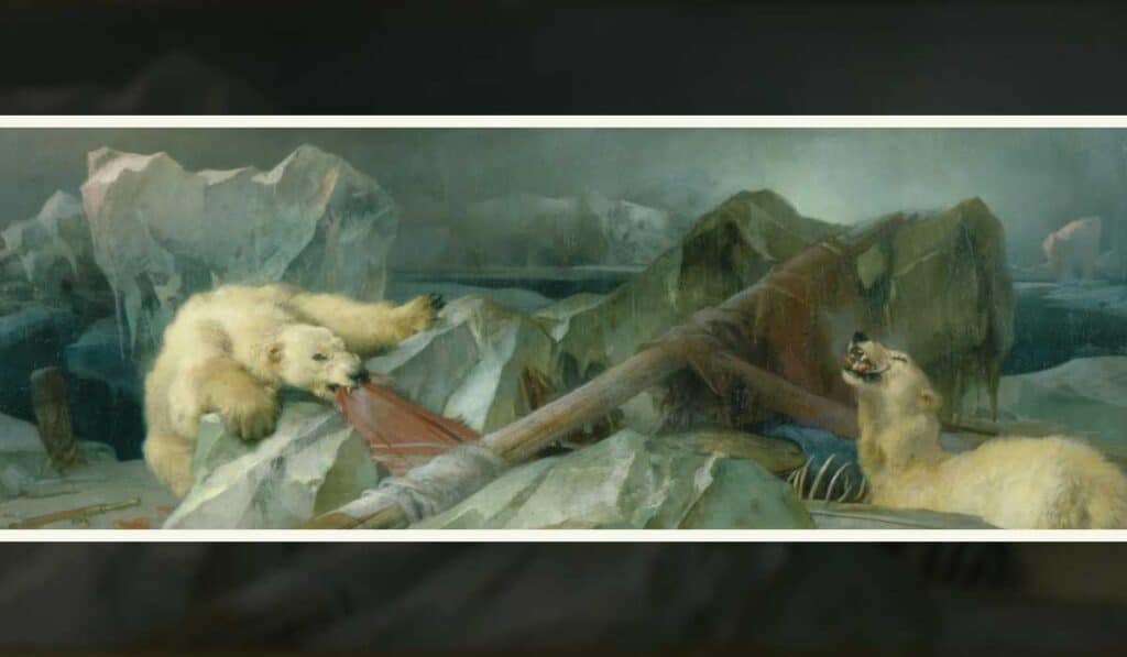 Man Proposes, God Disposes by Edwin Landseer is a disturbing painting