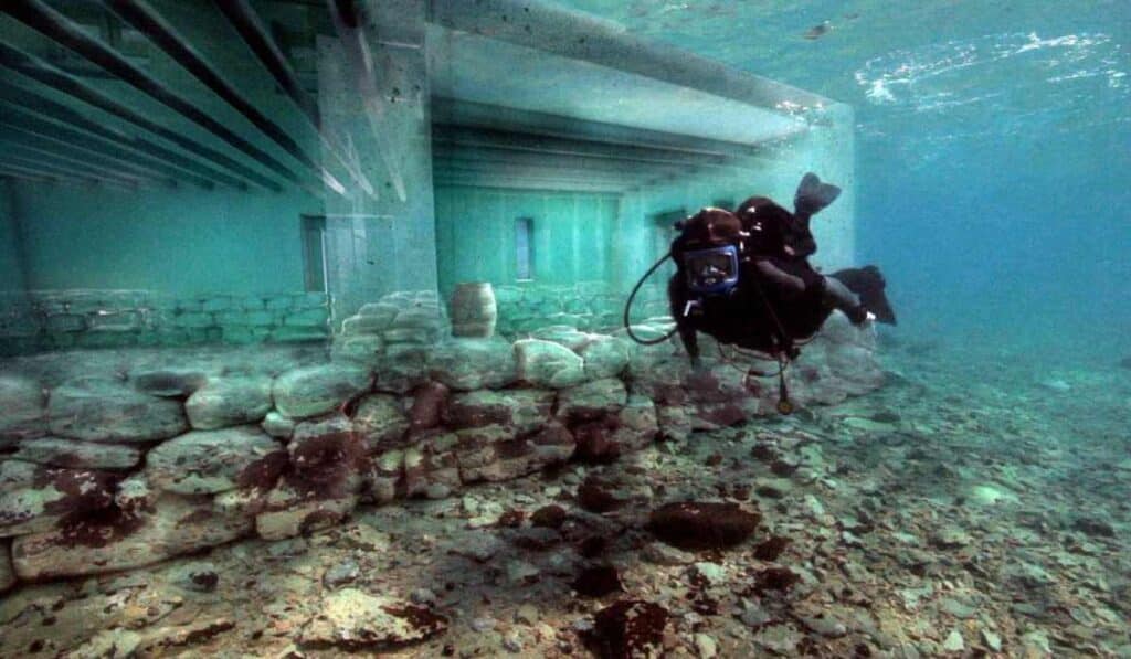 The oldest sunken city in the world - Pavlopetri, Greece