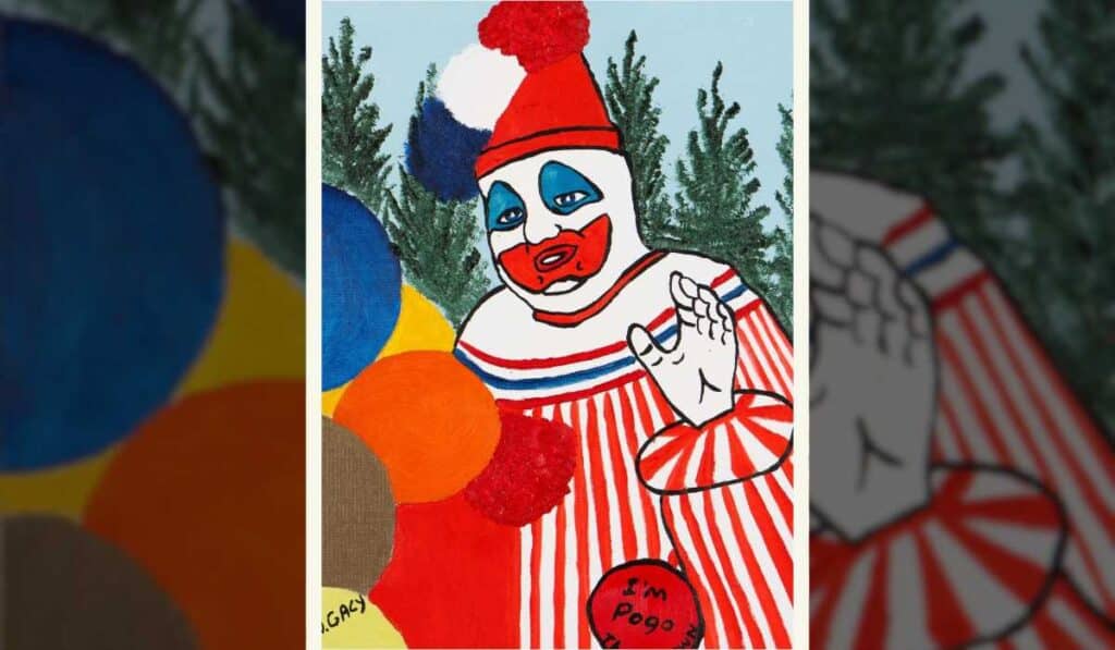 Pogo The Clown - Cursed Self-Portrait By Serial Killer John Wayne Gacy
