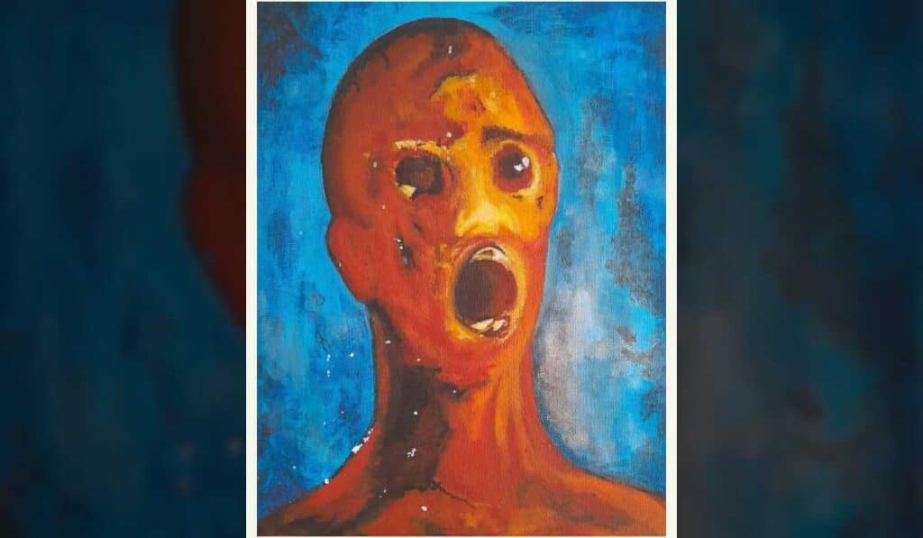 The Anguished Man - Haunted Artwork