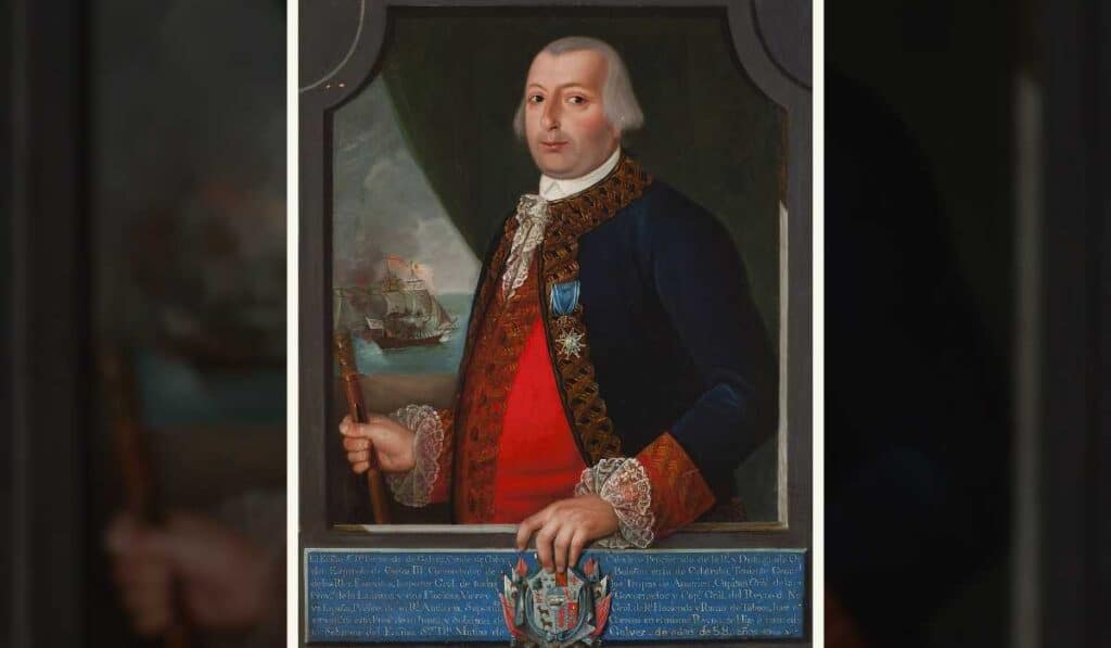 haunted Portrait of Bernardo De Galvez