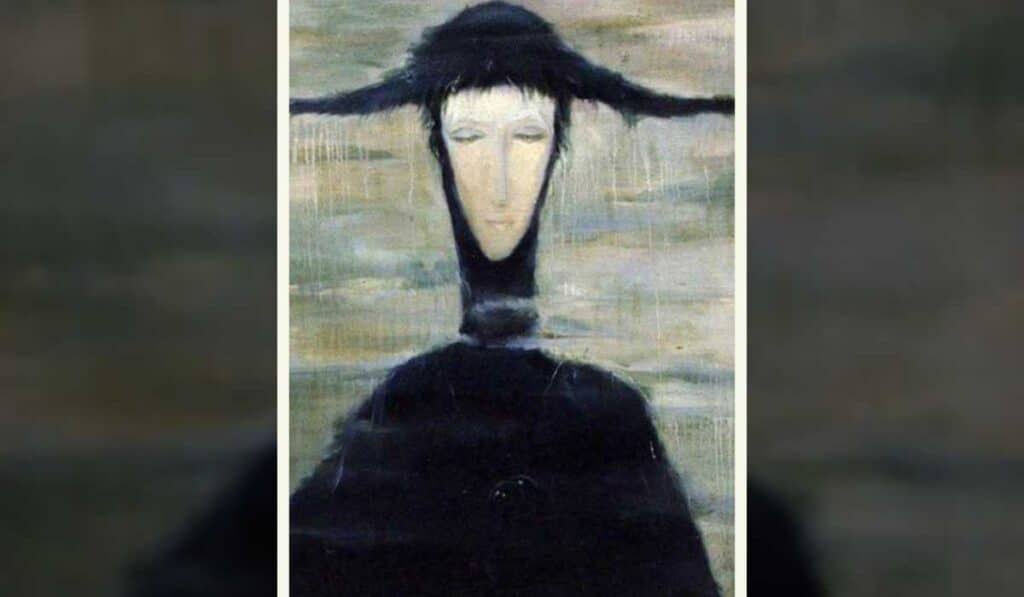 cursed art - The Rain Woman