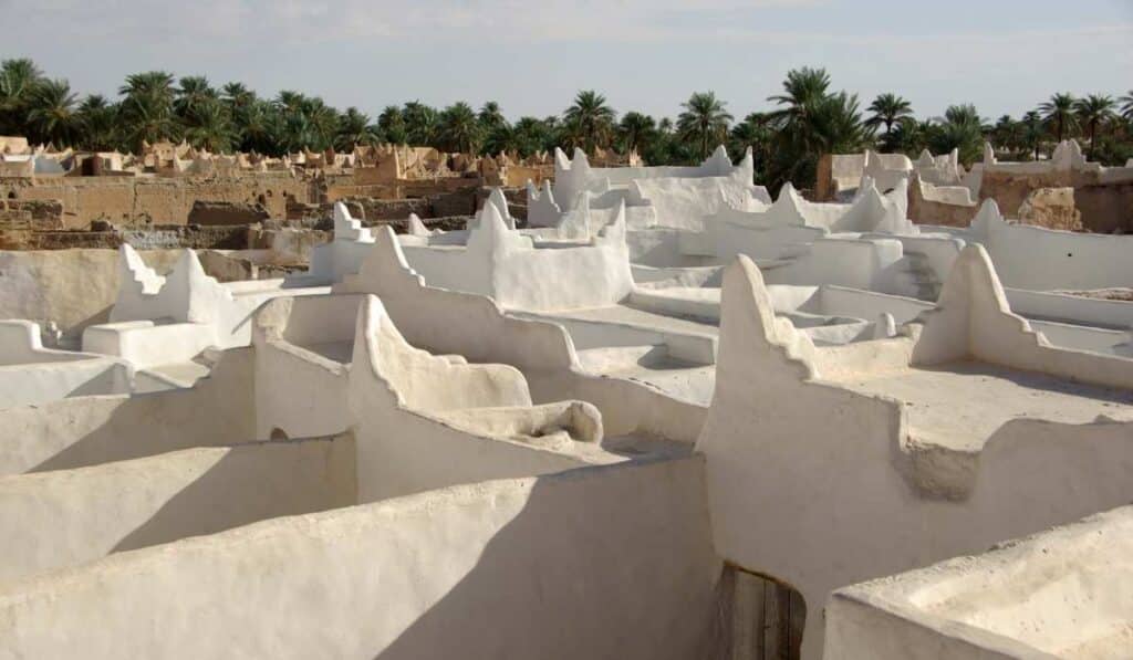 Highest temperatures recorded in Ghadames, Libya