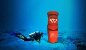 World's Deepest Underwater Postbox In Japan