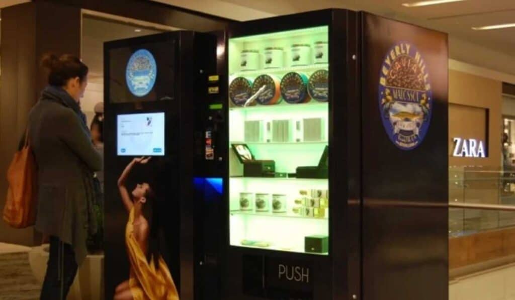 coolest vending machines that dispenses caviar