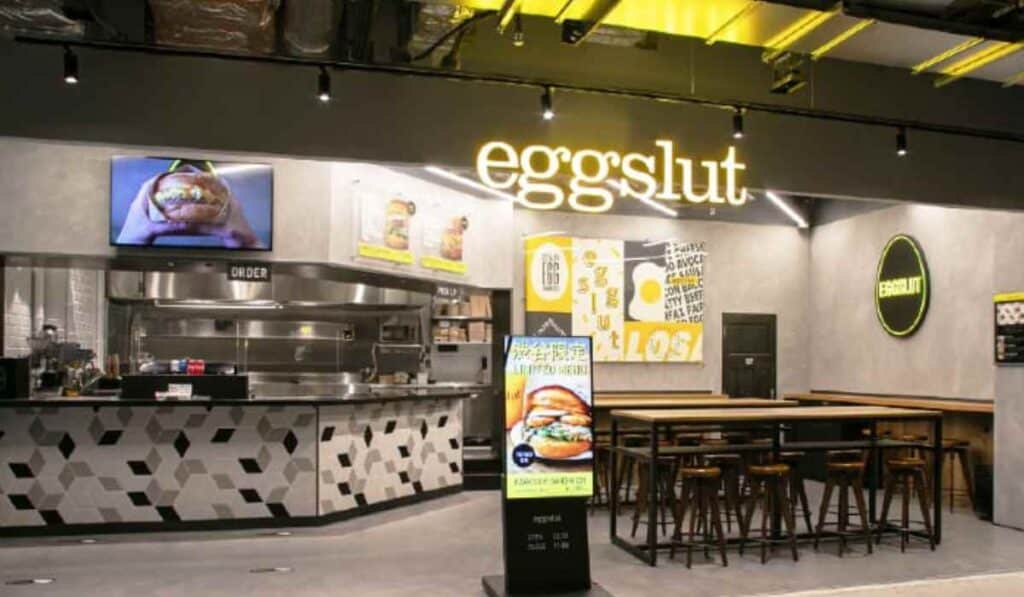 Eggslut - food stall with funny name