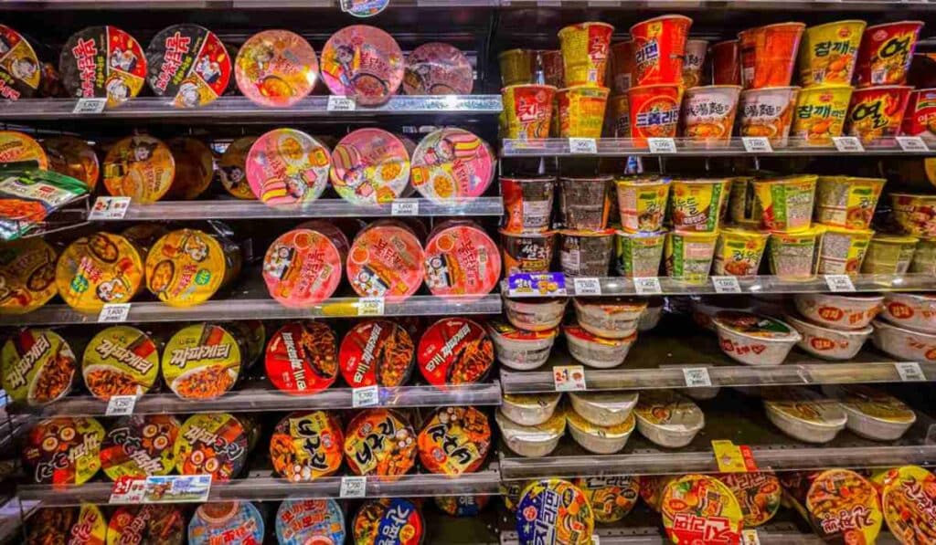 things to buy from Korea - Instant noodles