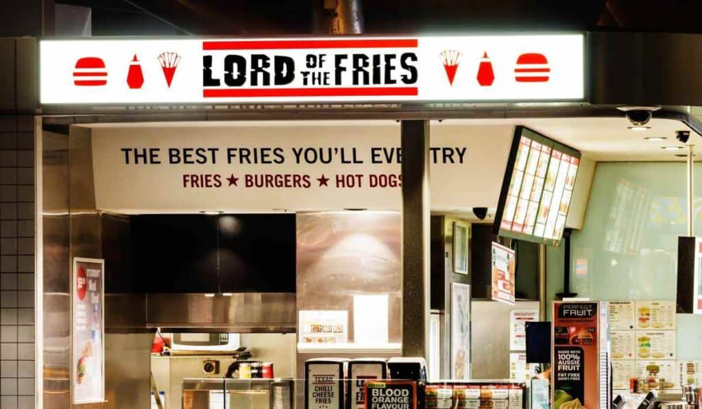 Lord of the Fries - funny name for a restaurant