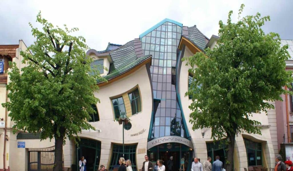The crooked house - unique structure in the world