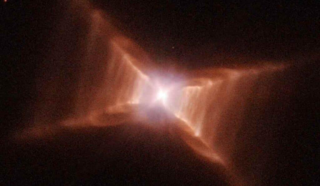 The Red Rectangle Nebula is a cool thing in space