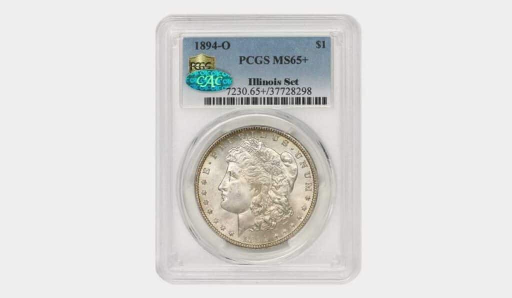 American Silver Morgan Dollar MS-65 - insanely expensive things