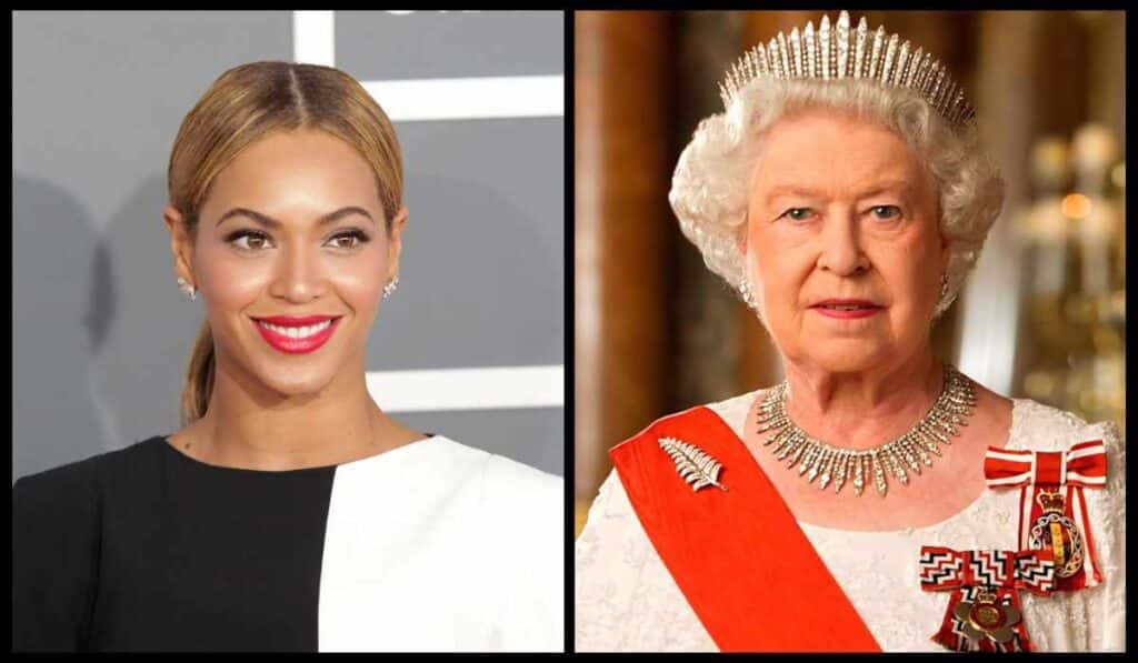 Beyoncé is famous celebrity related to royalty