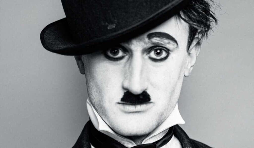 charlie chaplin has the most famous mustache
