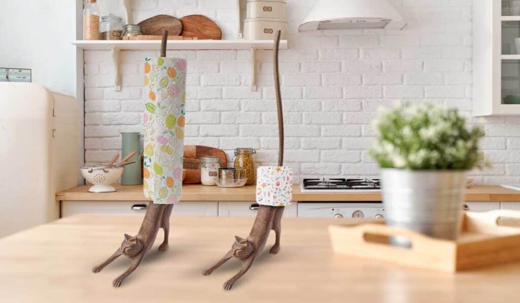 strangest things you can buy on amazon - cat paper towel holder