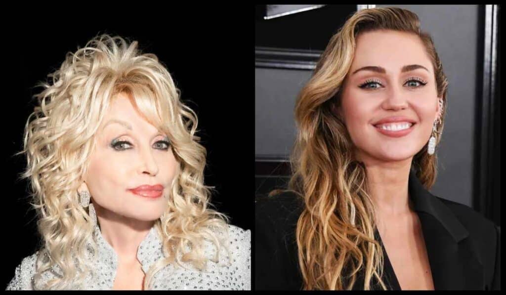 Dolly Parton And Miley Cyrus are famous celebrity relatives