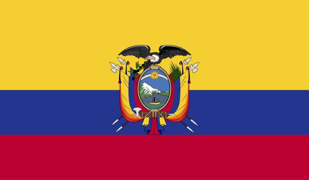 country flags with animals - Ecuador