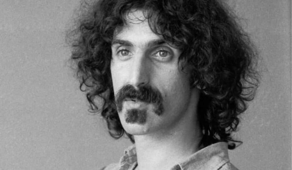 iconic actors with mustaches - Frank Zappa