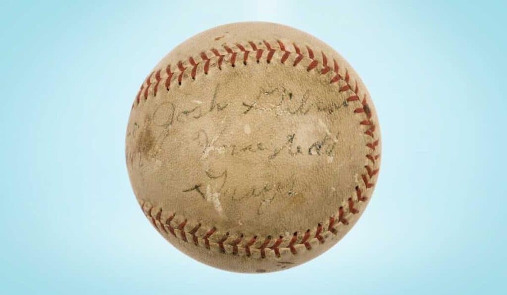 Josh Gibson Single Signed Baseball - most expensive thing on amazon