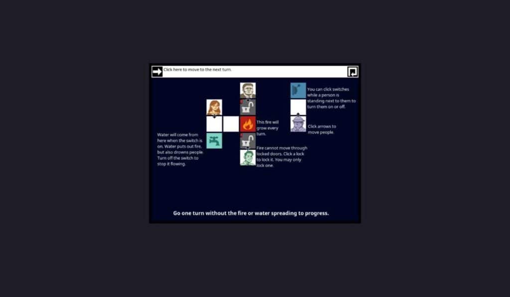 No One Has to Die - browser-based puzzle game