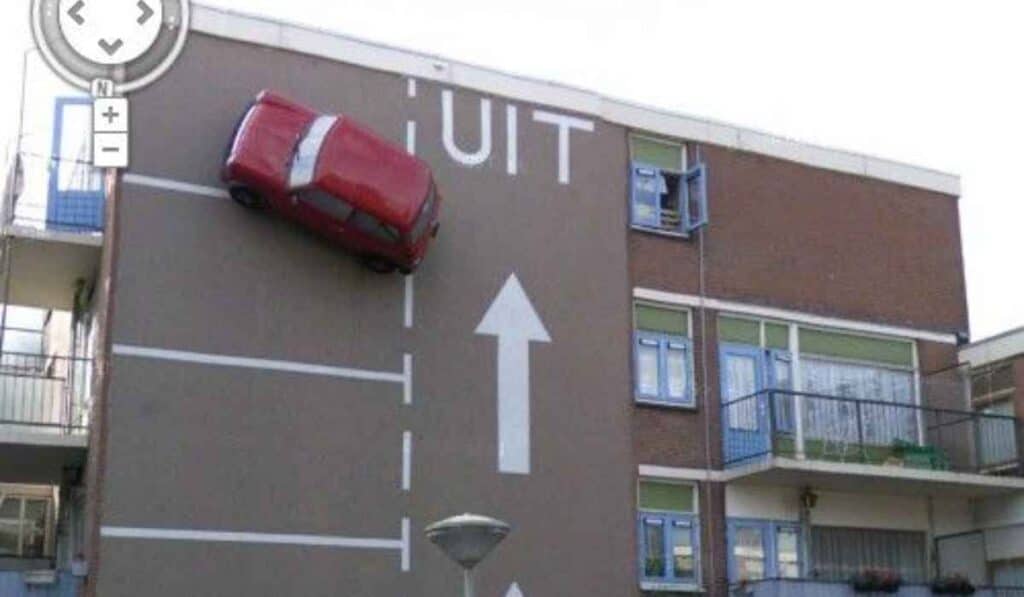 hilarious google street view coordinates - car installation