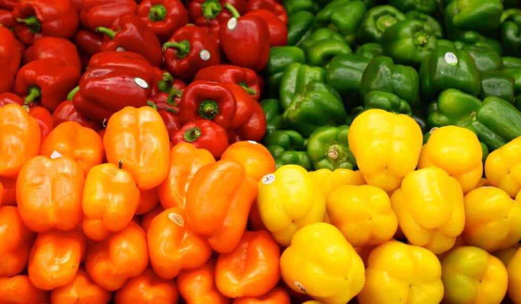 Peppers are technically fruits and not vegetables