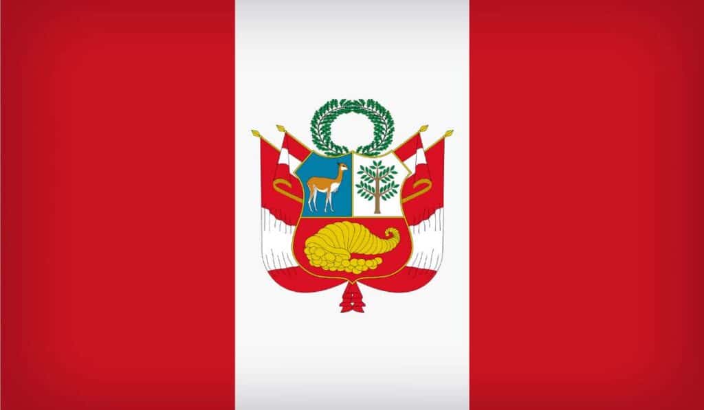 animals on flags - Peru