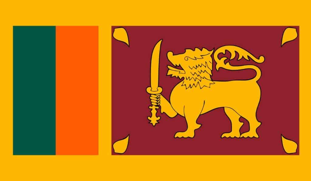 country flags with animals - Sri Lanka