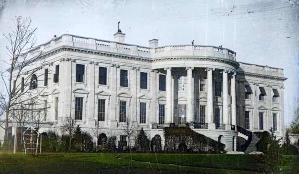 weird facts about US - The White House Wasn’t Always White
