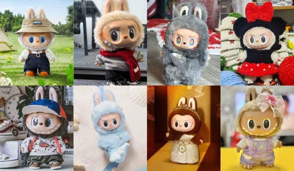 trending Labubu dolls