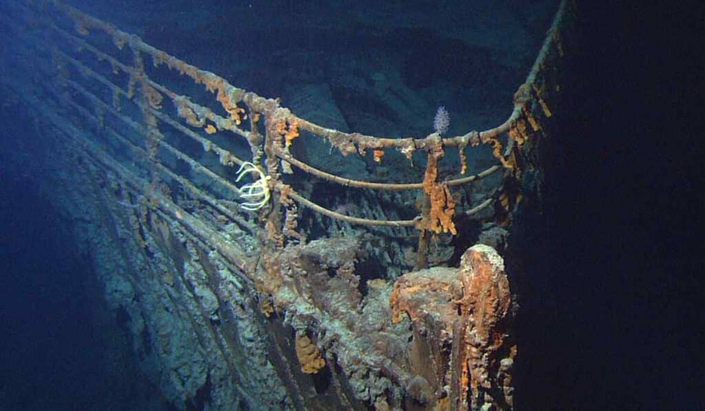 Titanic - famous underwater shipwreck