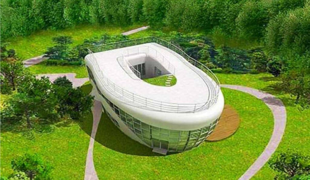 unusual houses on Google Maps