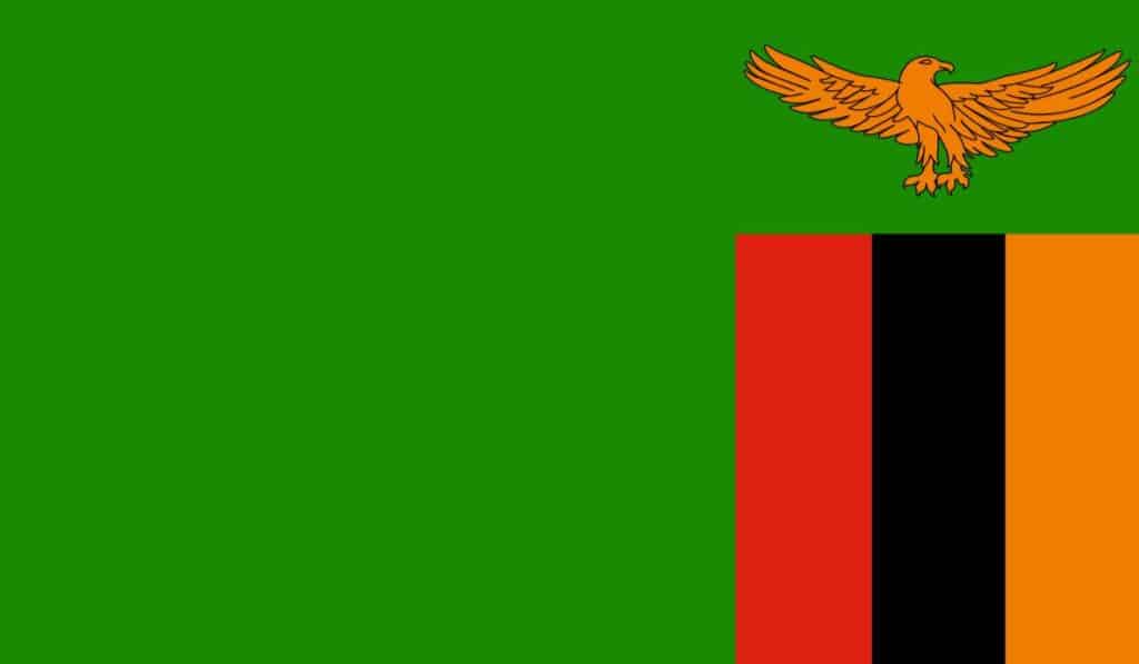 Zambia's national flag features a bird