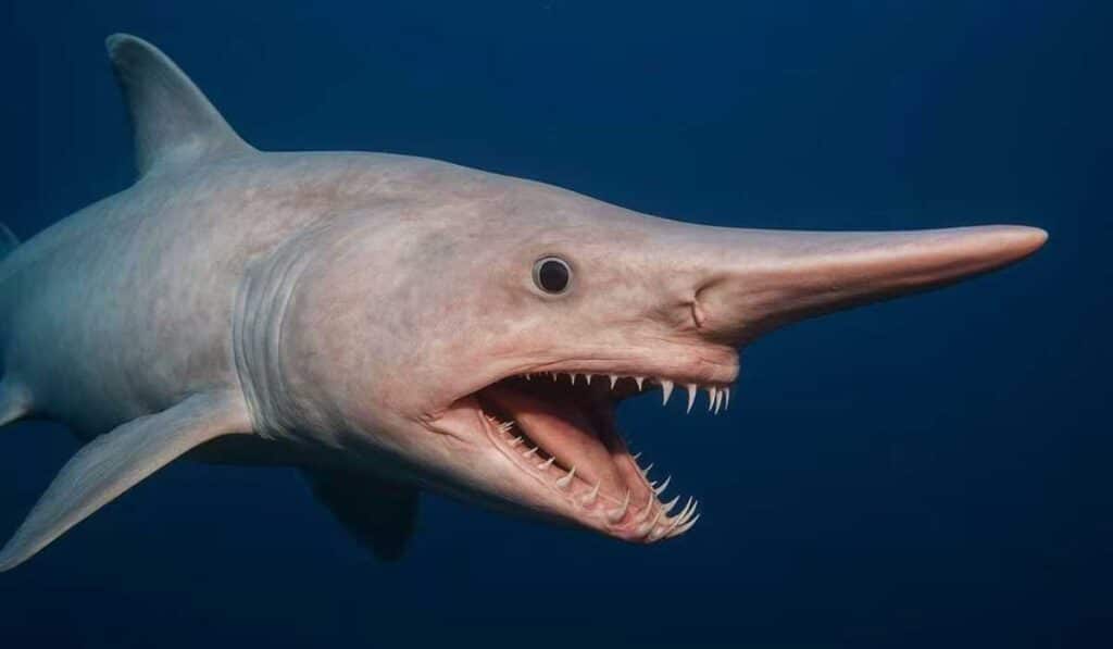 animals that existed with dinosaurs - goblin shark